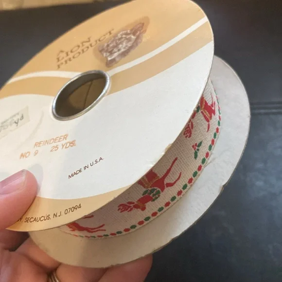 Vintage Christmas ribbon - Picture 5 of 5